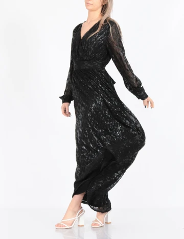 Rochie lunga Only, negru