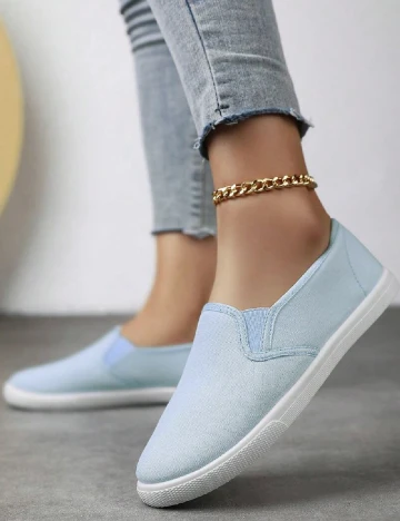 Espadrile SHEIN, bleu Albastru