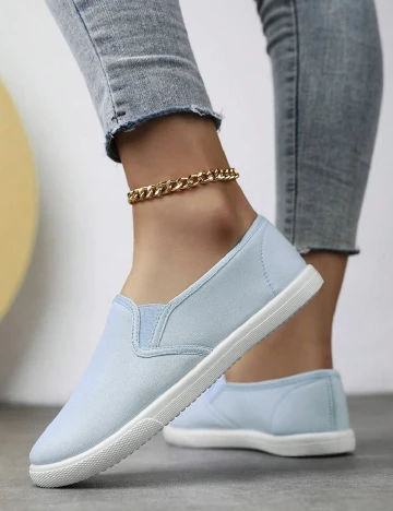 Espadrile SHEIN, bleu Albastru