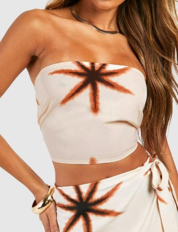 
						Top Boohoo, bej