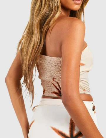 Top Boohoo, bej
