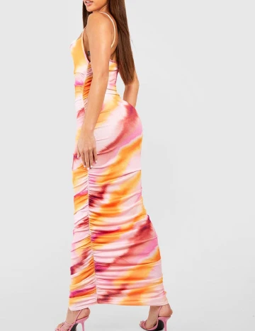 Rochie lunga Boohoo, mix culori Mix culori