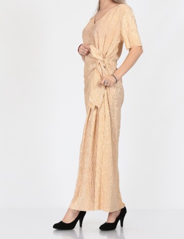 Rochie lunga Vero Moda, auriu