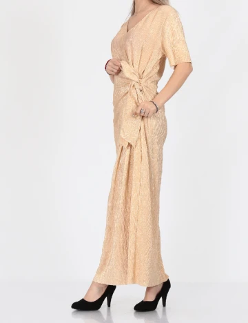 Rochie lunga Vero Moda, auriu