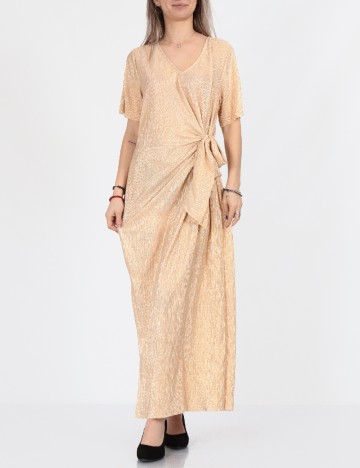 
						Rochie lunga Vero Moda, auriu