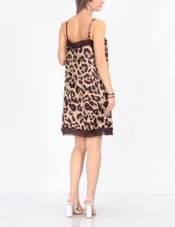 Rochie scurta Vero Moda, maro