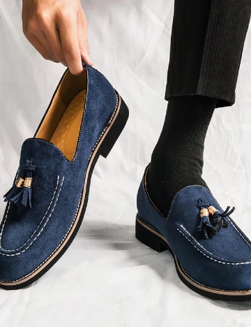 Mocasini SHEIN, bleumarin Albastru