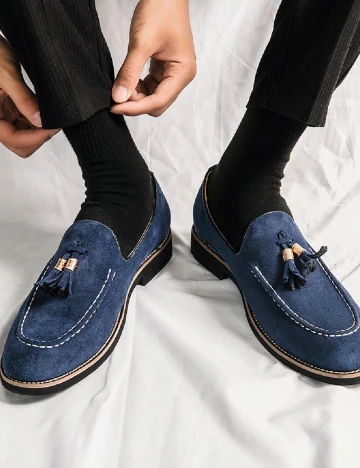 Mocasini SHEIN, bleumarin Albastru