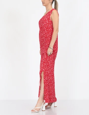 Rochie scurta Pieces, rosu