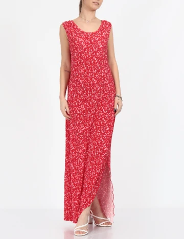 Rochie scurta Pieces, rosu