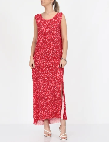 Rochie scurta Pieces, rosu