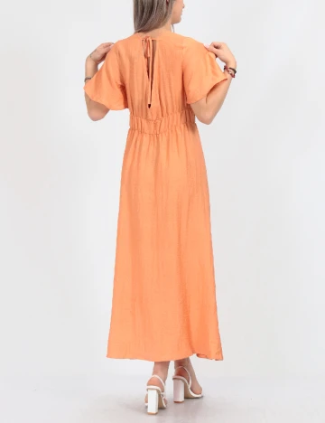Rochie lunga Vero Moda, portocaliu
