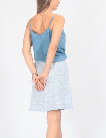 Fusta Vero Moda, albastru