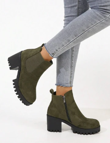 Botine SHEIN, verde