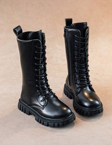 
						Cizme Shein Kids, negru