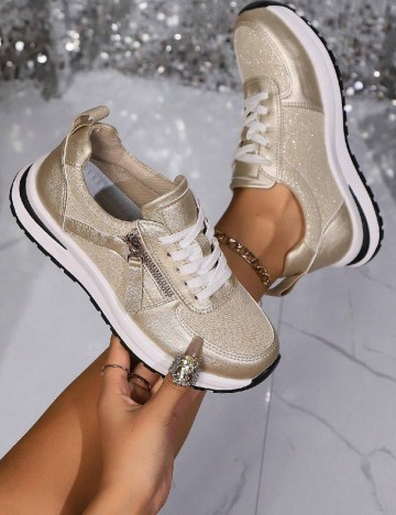 Adidasi SHEIN, auriu