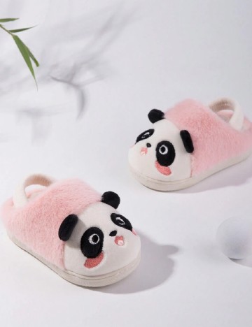 
						Papuci de Casa Shein Kids, roz