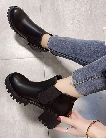 Botine SHEIN, negru