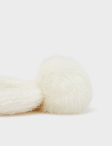 Caciula Bershka, alb, UNIVERSAL