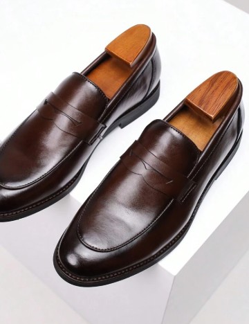 Mocasini SHEIN, maro