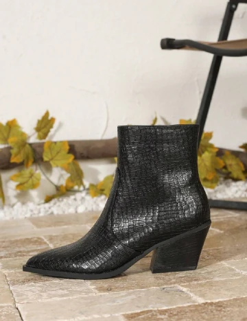Botine SHEIN, negru