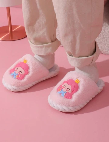 Papuci de Casa Shein Kids, roz