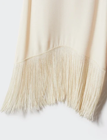 Rochie lunga Mango, crem Crem