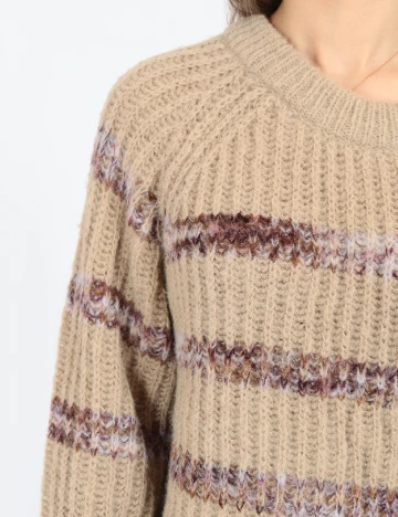 Pulover Oversize Vero Moda, maro Maro
