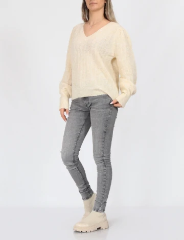 Bluza Vero Moda, crem