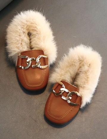 
						Mocasini Shein Kids, maro