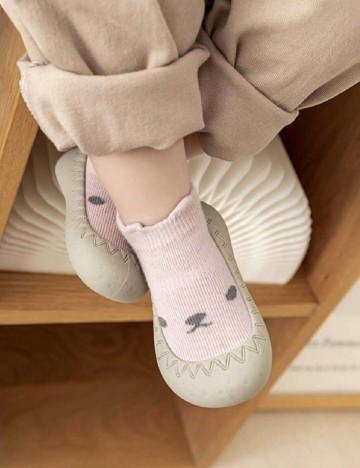 
						Papuci de Casa Shein Kids, roz