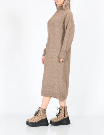 Rochie medie Vero Moda, maro