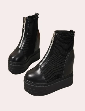 Botine SHEIN, negru