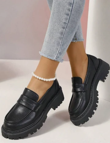 Mocasini SHEIN, negru