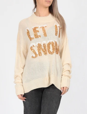 Pulover Vero Moda, crem Crem