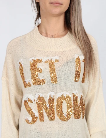 Pulover Vero Moda, crem Crem