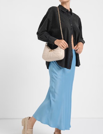 
						Camasa Vero Moda, gri inchis