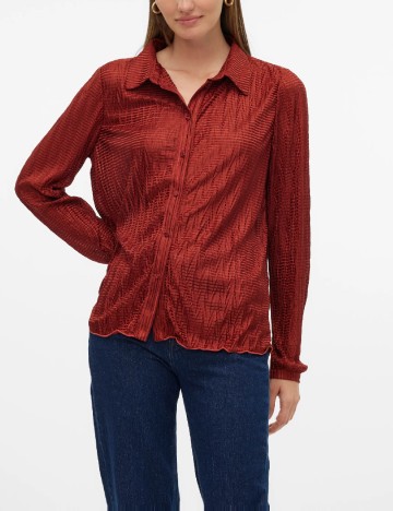
						Camasa Vero Moda, caramiziu