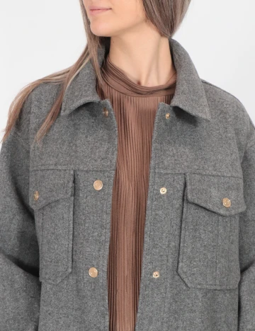 Jacheta Vero Moda, gri Gri