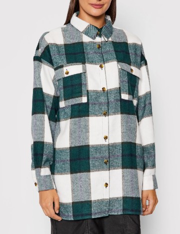 
						Camasa Oversize Noisy May, verde