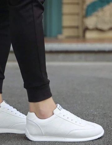 Adidasi SHEIN, alb Alb