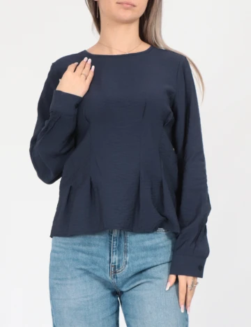 Bluza Vero Moda, bleumarin Albastru