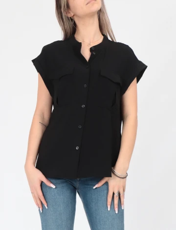 Camasa Vero Moda, negru Negru