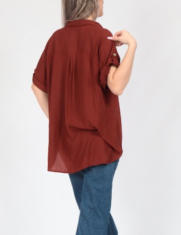 Camasa Vero Moda, caramiziu