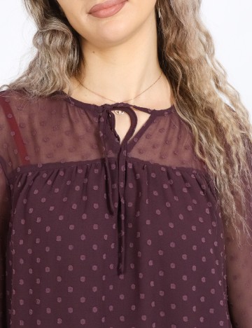 Bluza Vero Moda, pruna