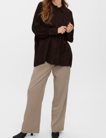 
						Camasa Oversize Vero Moda, maro