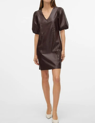 Rochie scurta Vero Moda, maro