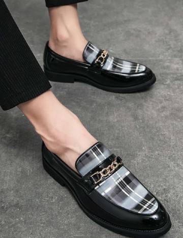 
						Mocasini SHEIN, negru