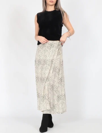 Fusta Vero Moda, crem