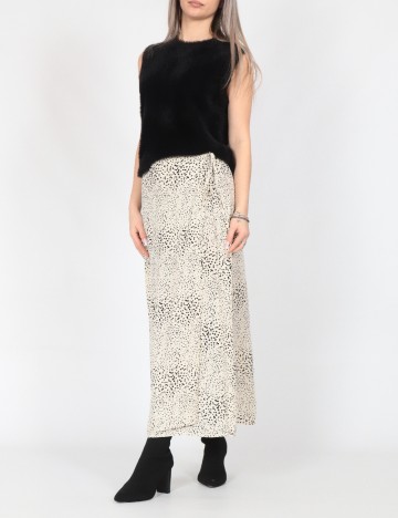Fusta Vero Moda, crem